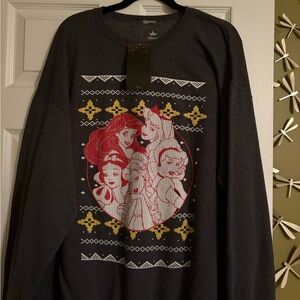 Disney Princesses Gray Sweatshirt